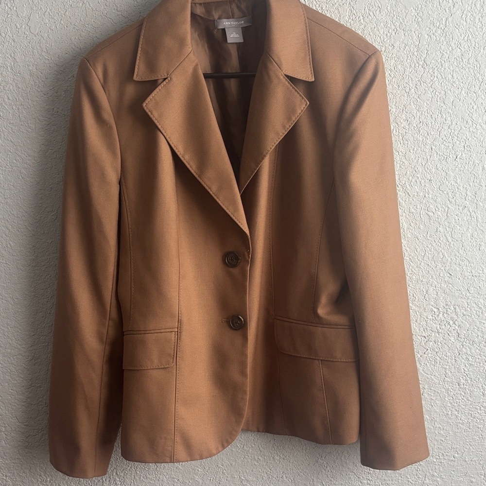 Ann Taylor Tan Blazer